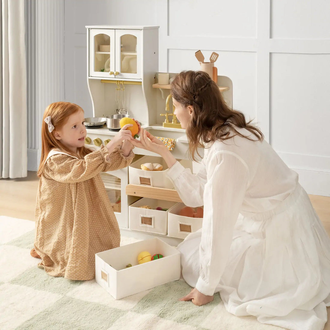 Tiny Land® Serenity Play Kitchen - Cream - Norman & Jules