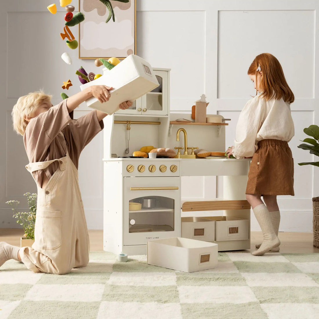 Tiny Land® Serenity Play Kitchen - Cream - Norman & Jules