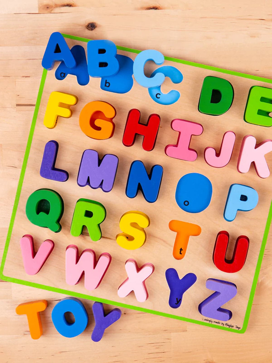 UPPERCASE CHUNKY ALPHABET PUZZLE - Norman & Jules