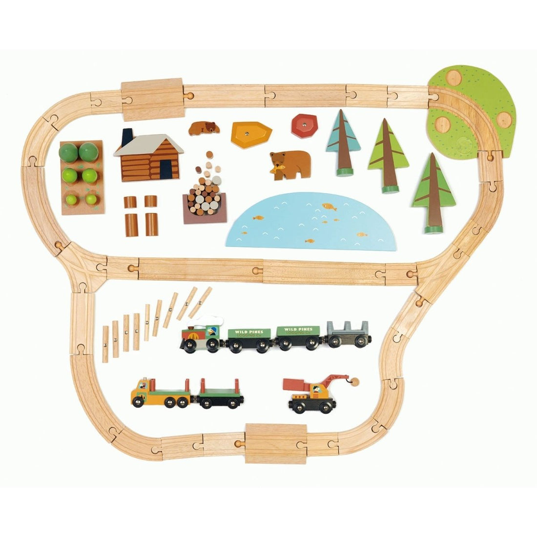 Wild Pines Train Set - Norman & Jules