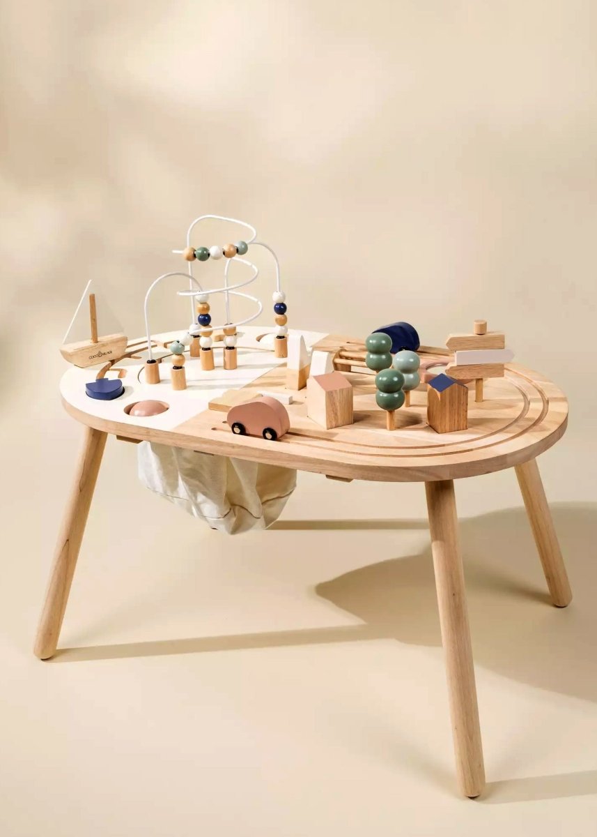 WOODEN ACTIVITY TABLE - Norman & Jules