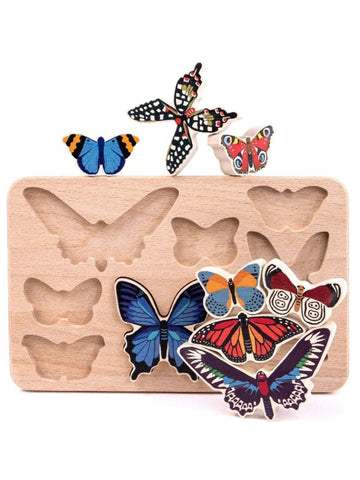 WOODEN BUTTERFLY PUZZLE - Norman & Jules