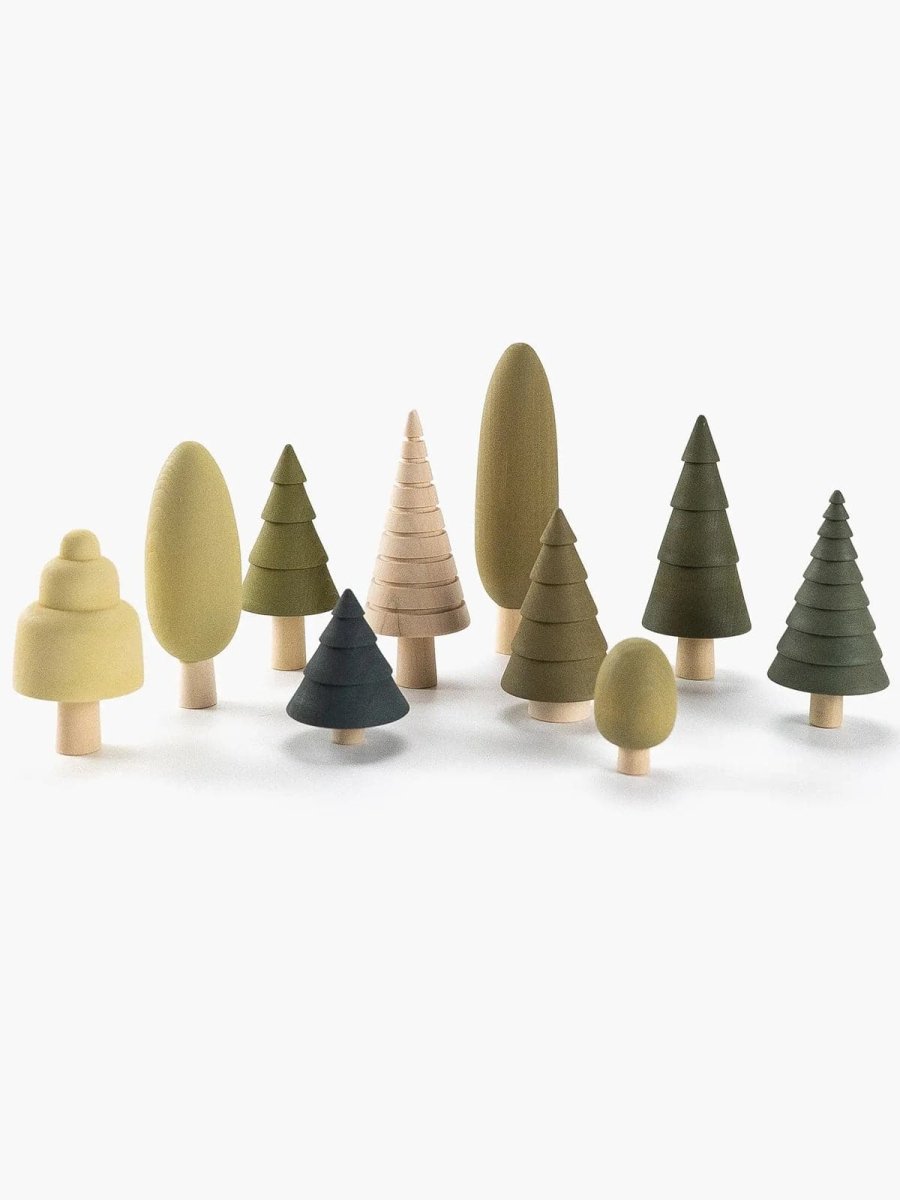 WOODEN FOREST TREE SET - Norman & Jules