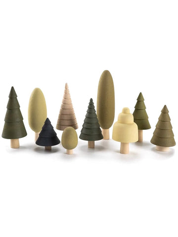 WOODEN FOREST TREE SET - Norman & Jules