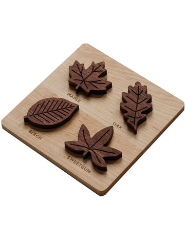 WOODEN LEAF PUZZLE - Norman & Jules