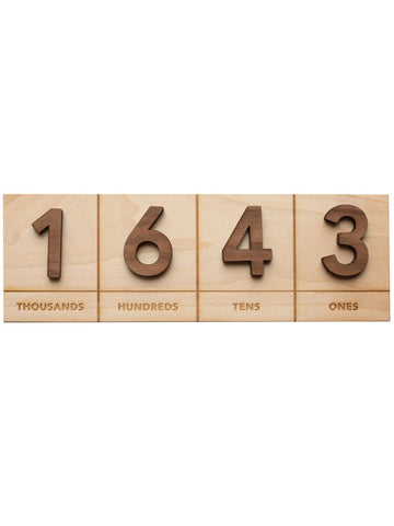 WOODEN PLACE VALUE BOARD - Norman & Jules