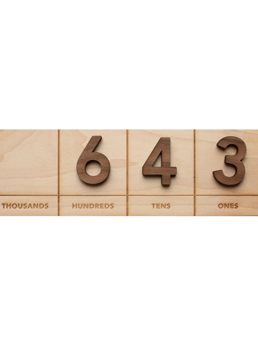 WOODEN PLACE VALUE BOARD - Norman & Jules