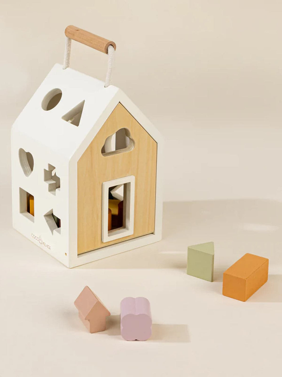 WOODEN SHAPES SORTING HOUSE - Norman & Jules