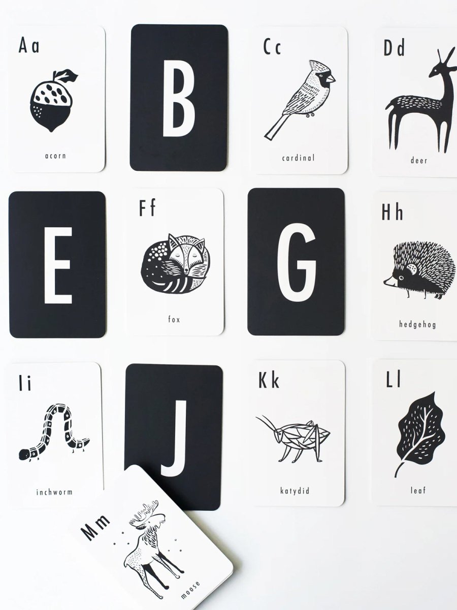 Woodland Alphabet Cards - Norman & Jules