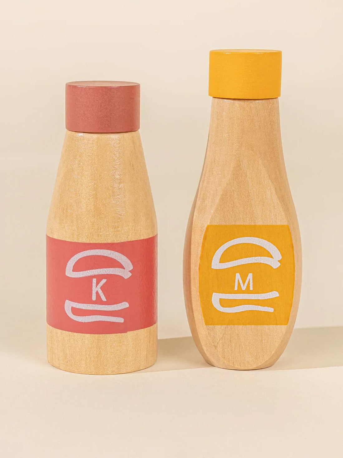 WOODEN GROCERY PLAYSET - CONDIMENTS